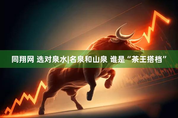 同翔网 选对泉水|名泉和山泉 谁是“茶王搭档”
